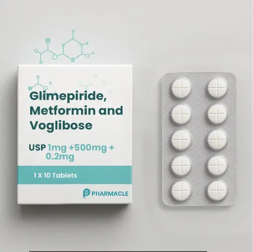 Glimepiride, Metformin and Voglibose
