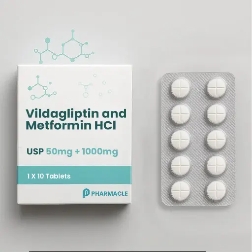Vildagliptin and Metformin HCl